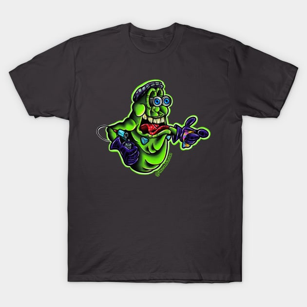 Slimer the Tattooer T-Shirt by Timwould